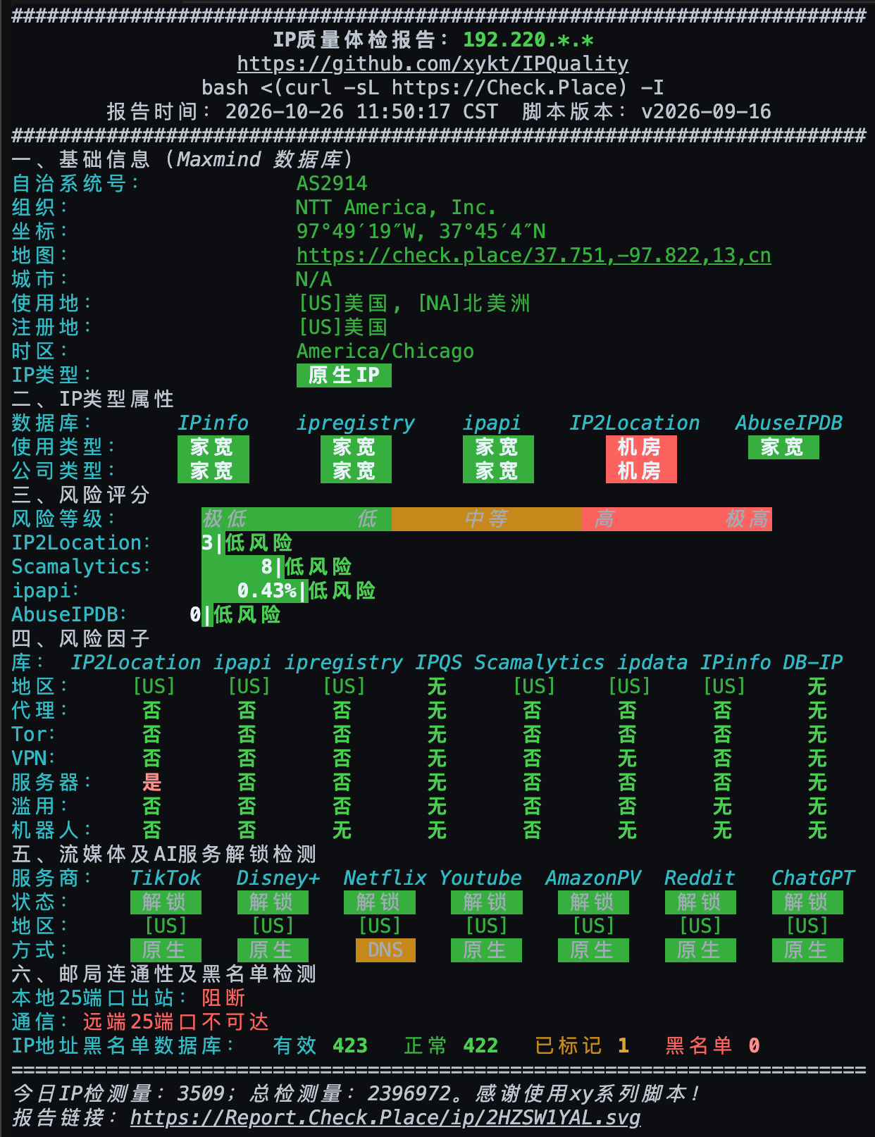 cloudleadinno ISP 伪家宽 3$/月 补货了 - V2EX
